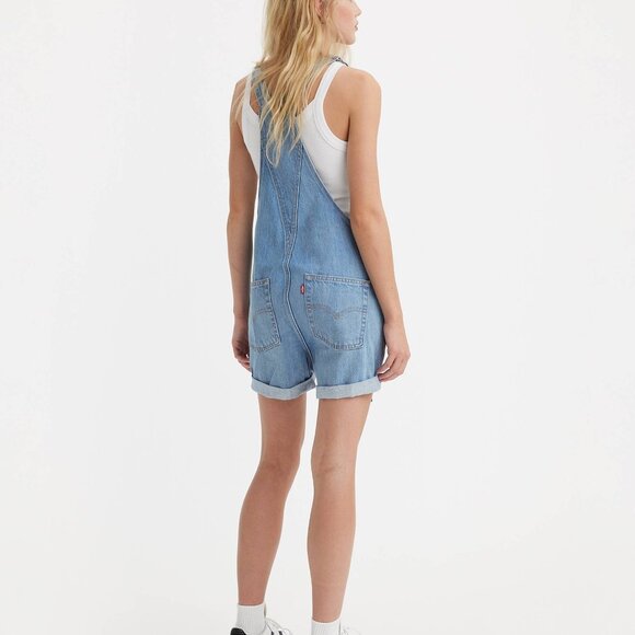 Vintage Women's Shortalls No Stretch Color In The Field - Picture 3 of 4